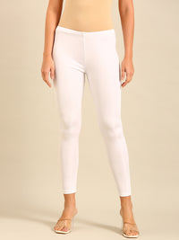 Shimmer Leggings-White - De Moza