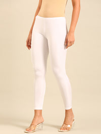 Shimmer Leggings-White - De Moza