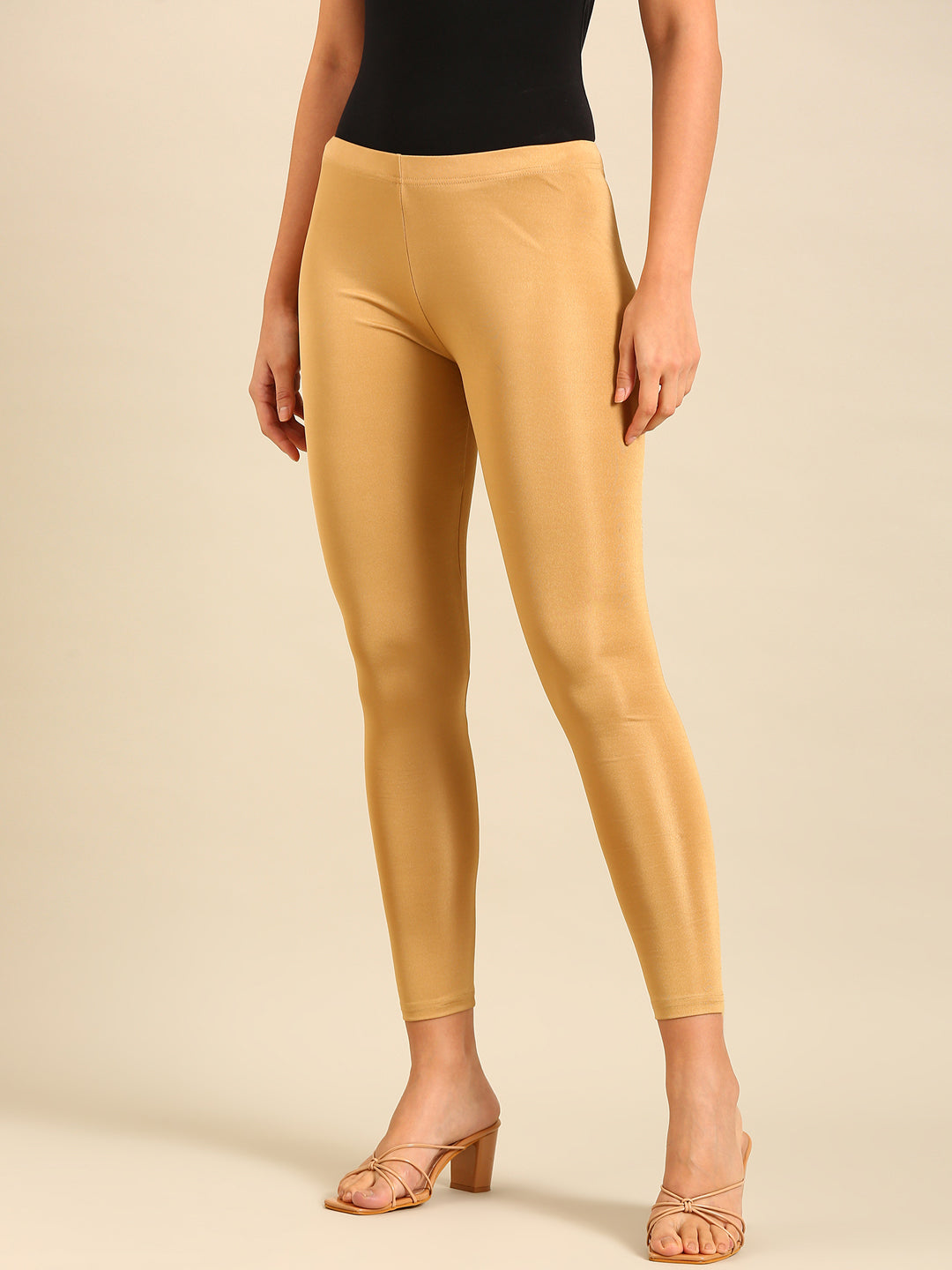 Shimmer Leggings-Gold - De Moza