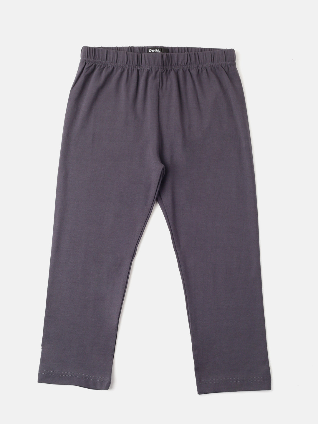 De Moza Girls 3/4th Leggings Dark Grey