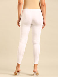 Shimmer Leggings-White - De Moza