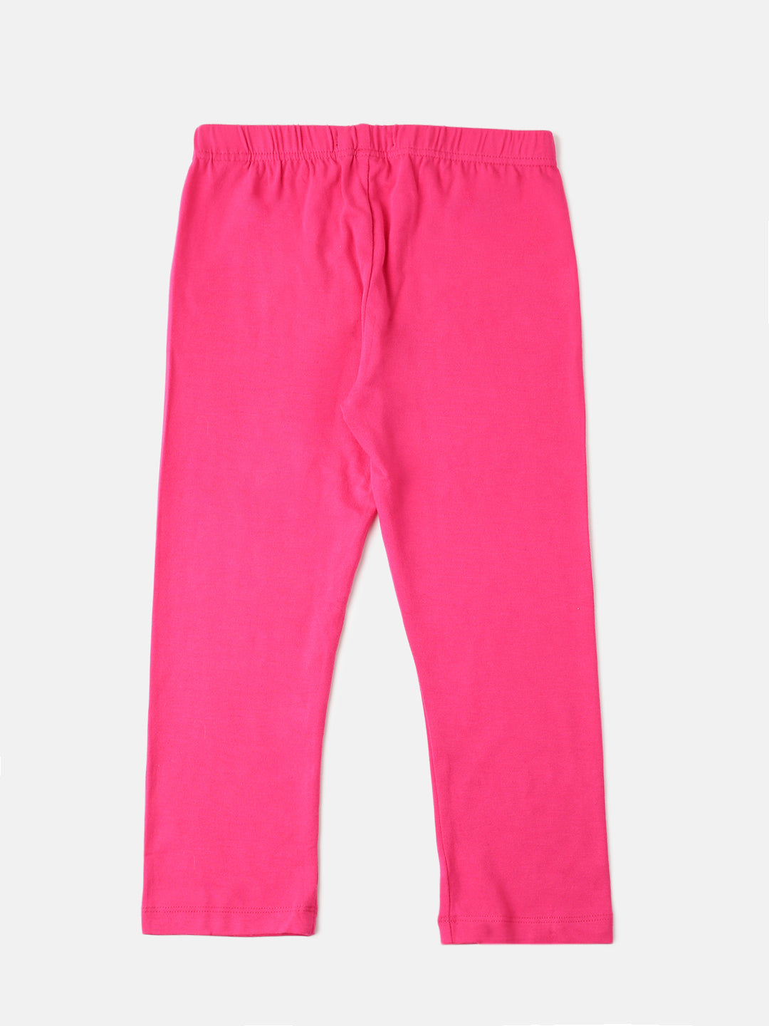 De Moza Girls 3/4th Leggings Fuchsia
