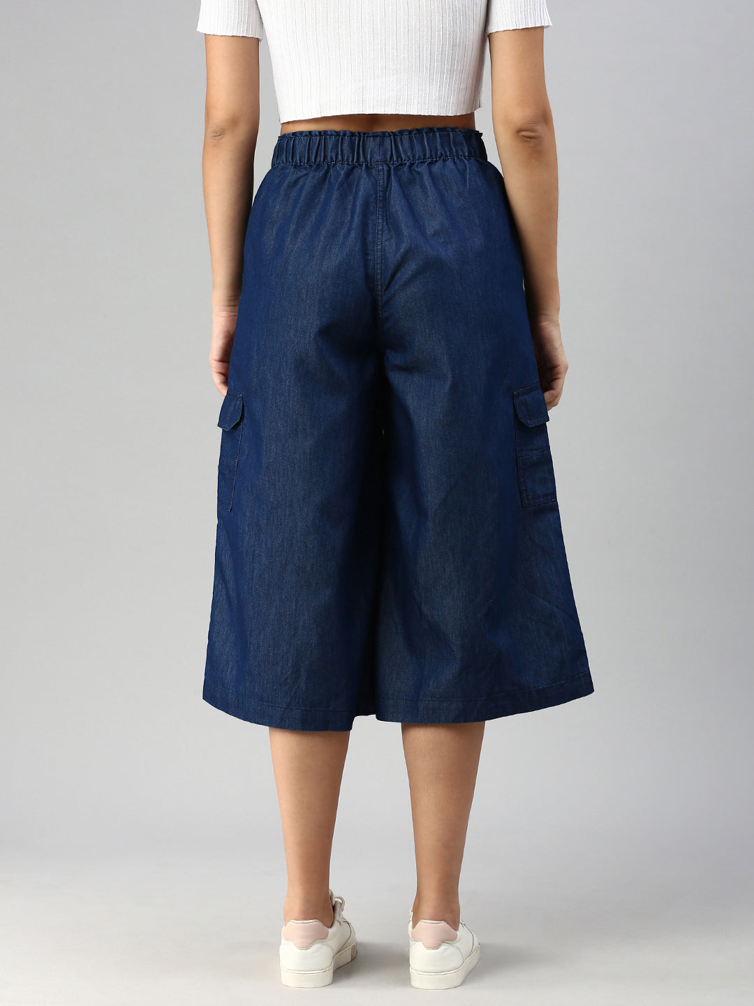De Moza Women Culottes Dark Blue