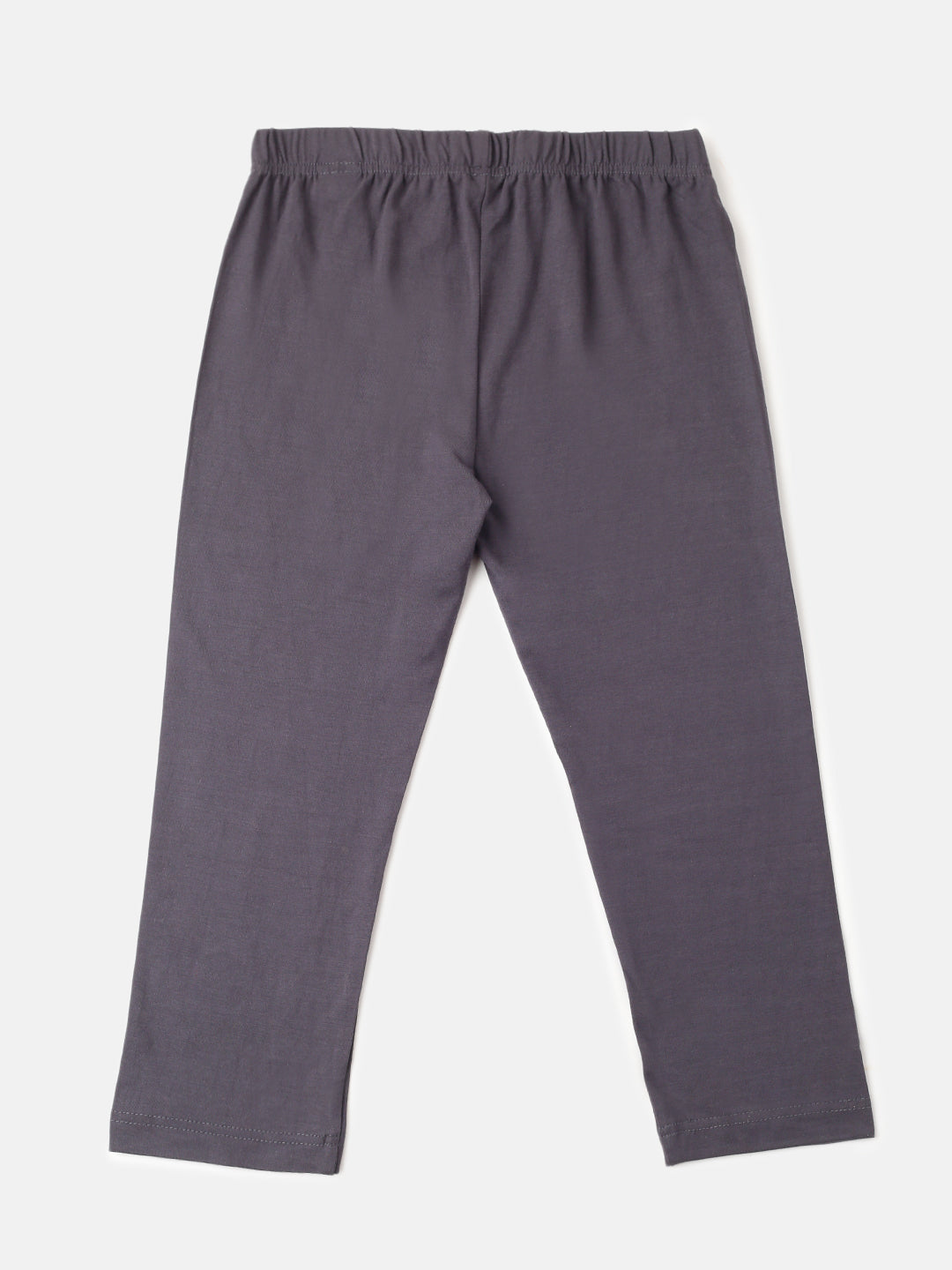 De Moza Girls 3/4th Leggings Dark Grey