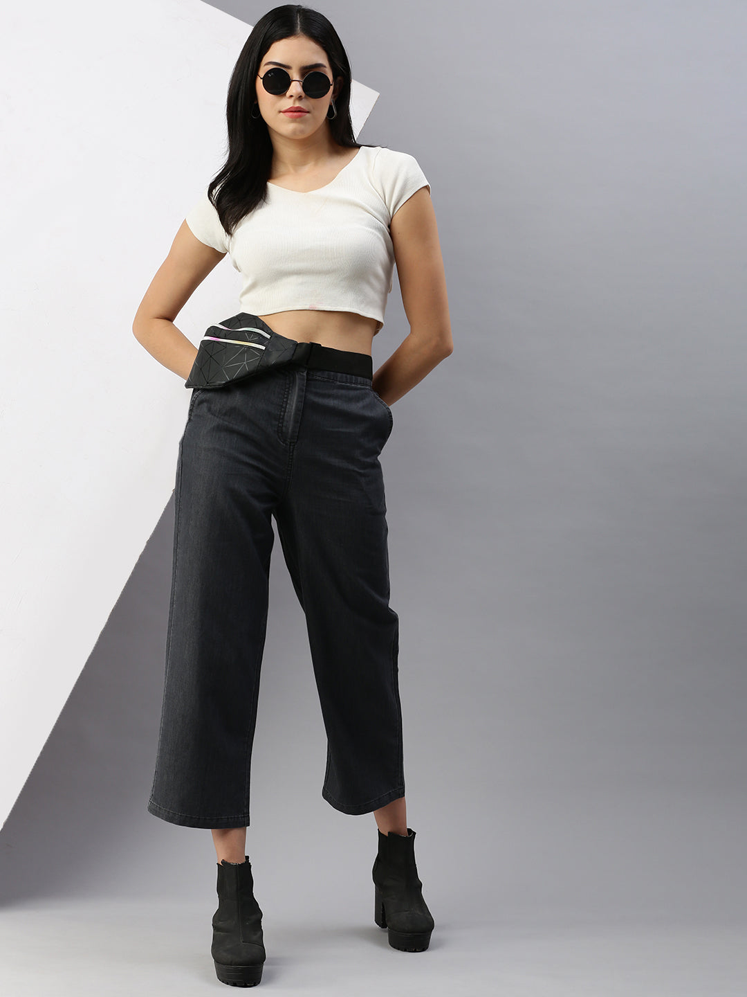 De Moza Women Palazzo Black