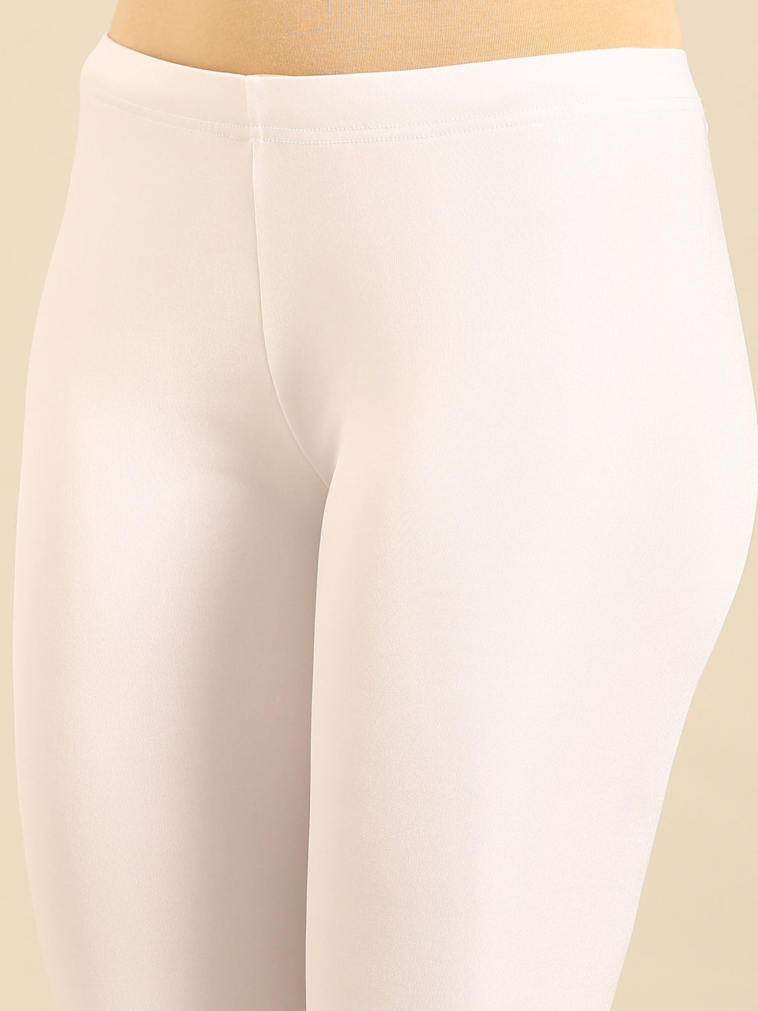 Shimmer Leggings-White - De Moza