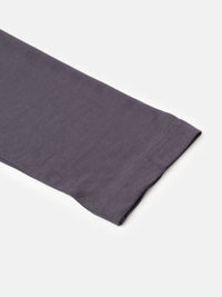 De Moza Girls 3/4th Leggings Dark Grey