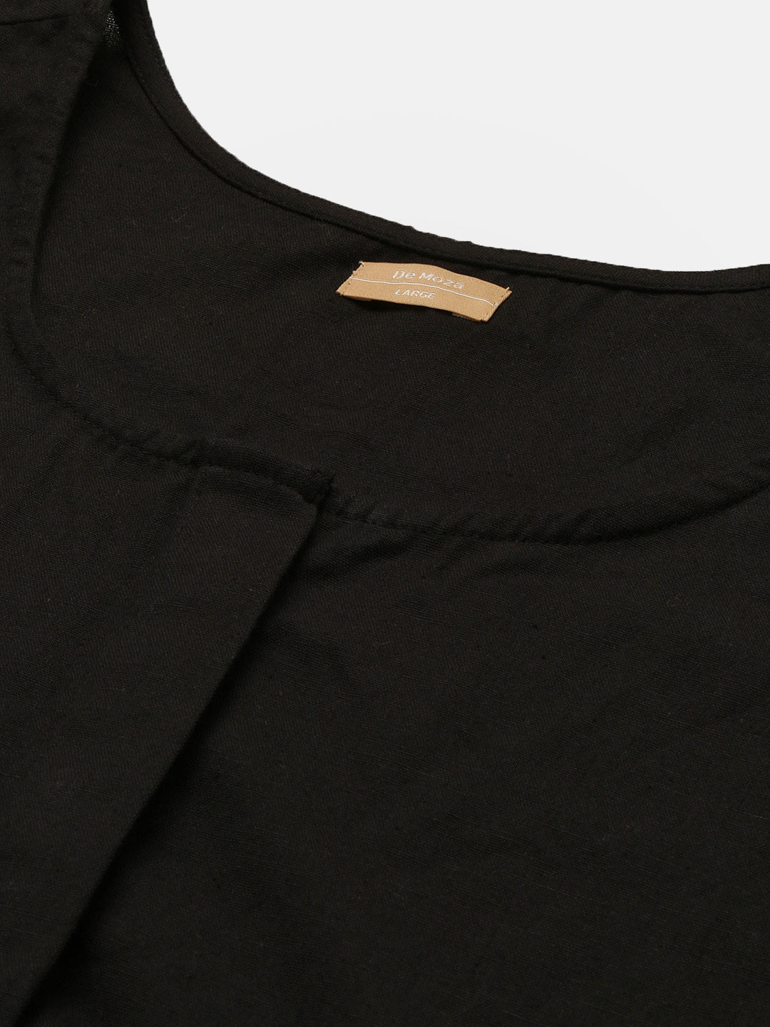 Crop Top-Black - De Moza