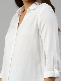 De Moza Women Shirt White