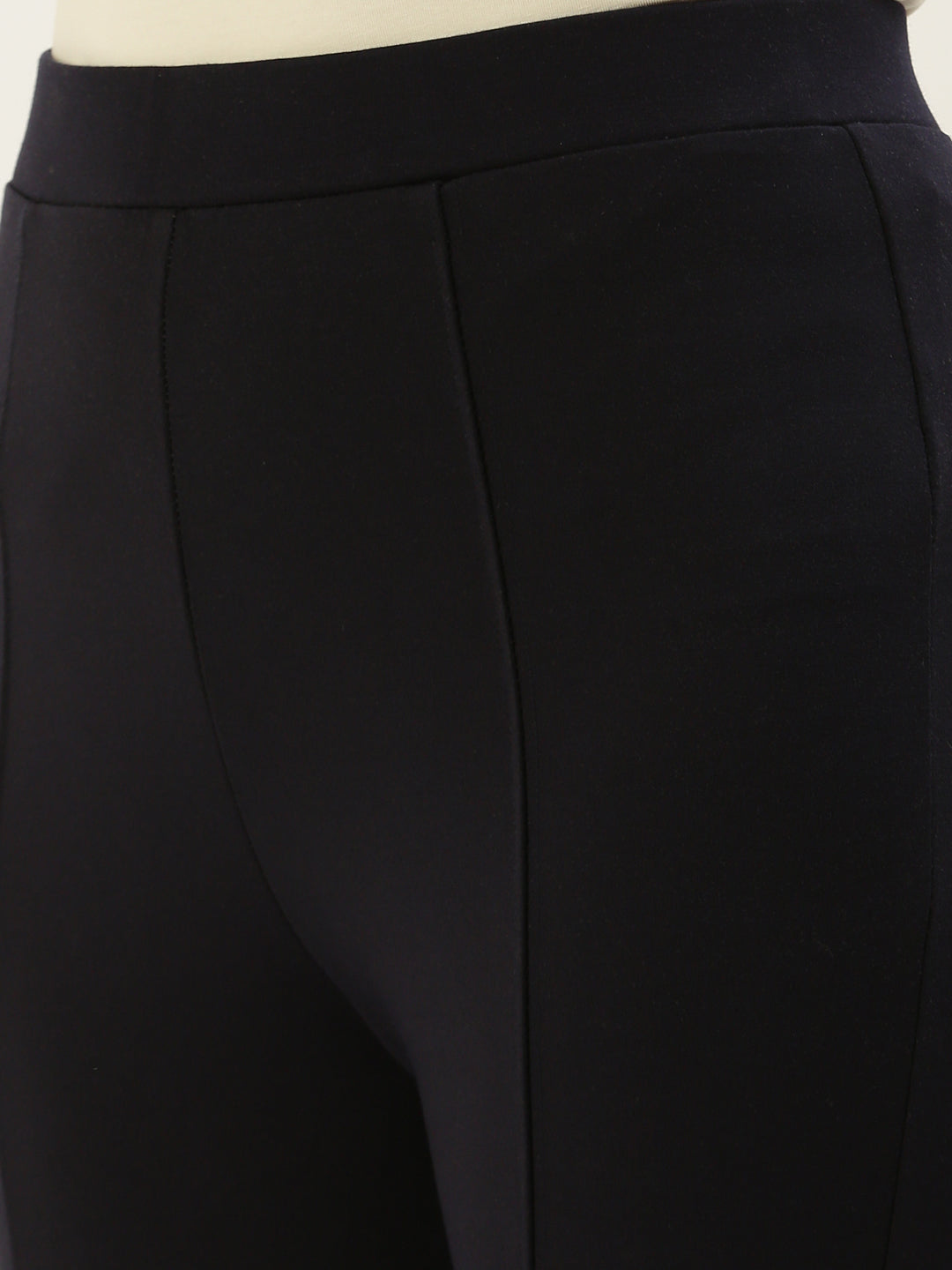 De Moza Women's Treggings Navy Blue