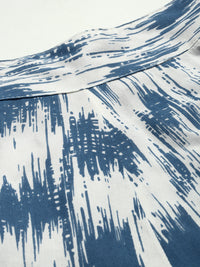 De Moza Women’s Printed Culottes Ink Blue