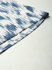 De Moza Women’s Printed Culottes Ink Blue