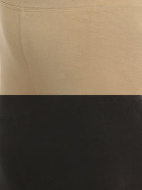 De Moza Superior Ankle Length Leggings Combo Pack of 2 Golden Beige&Black - De Moza