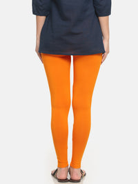 Pack of 2 De Moza Ladies Superior Ankle Leggings Black&Dark Yellow