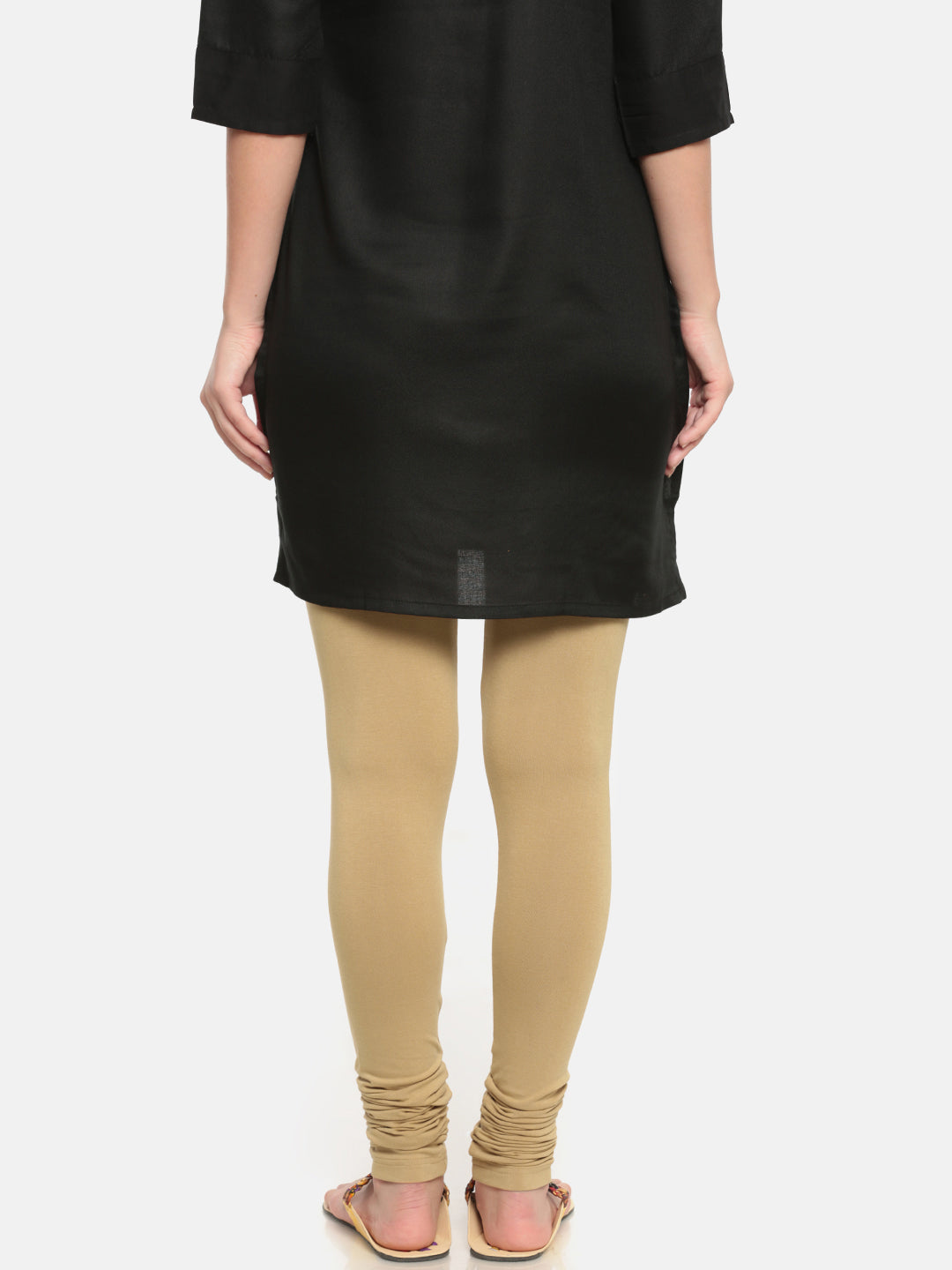 De Moza Women's Chudidhar Leggings Solid Viscose Skin - De Moza (4890553876543)