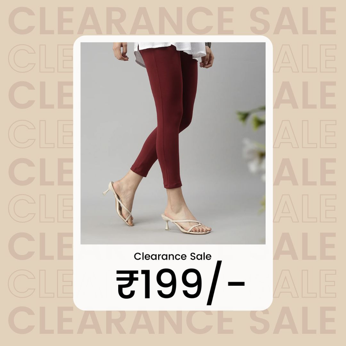 ₹199 Clearance Sale: Final Pieces of Leggings & Tops!