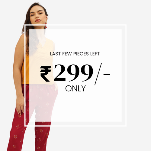Limited Time Offer: ₹299 Pants & Tops – Last Pieces Alert!