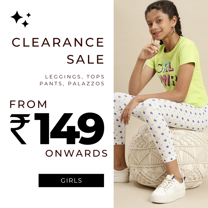 Girls Clearance Sale from 149  onwards