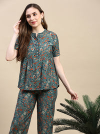 Tunic AOP-Green - De Moza