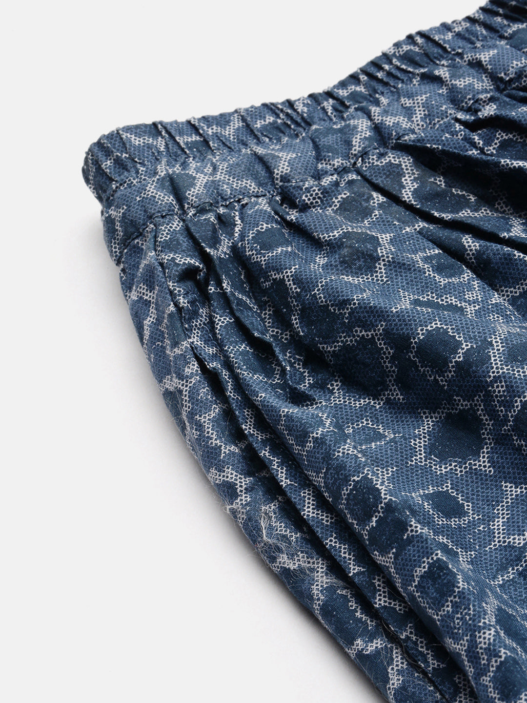 Harem Pant AOP-Indigo - De Moza