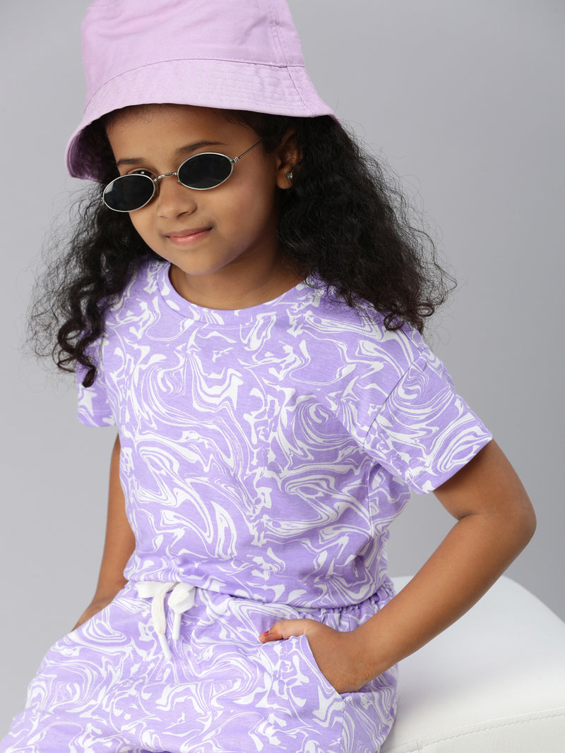 PIPIN Girls Co-ord Set Lilac