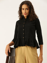 De Moza Women Top Black