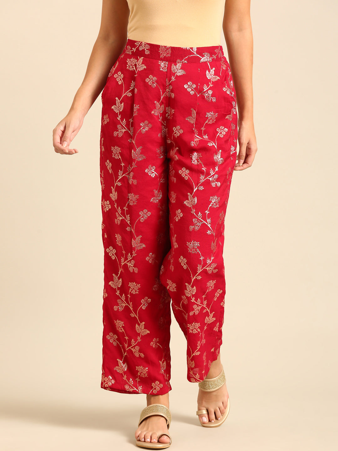 Co-Ord Set (Jacket & Palazzo)-Fuchsia - De Moza