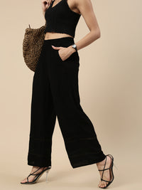 Casual Palazzo-Black