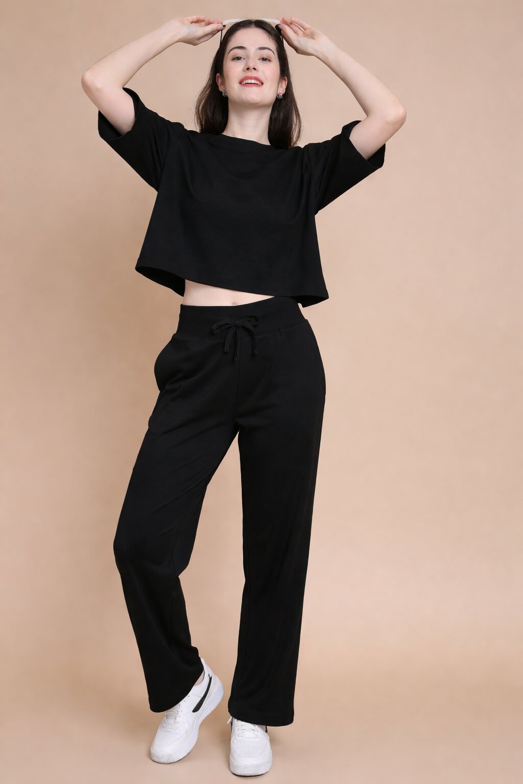 De Moza Women's Co-ords Black - De Moza