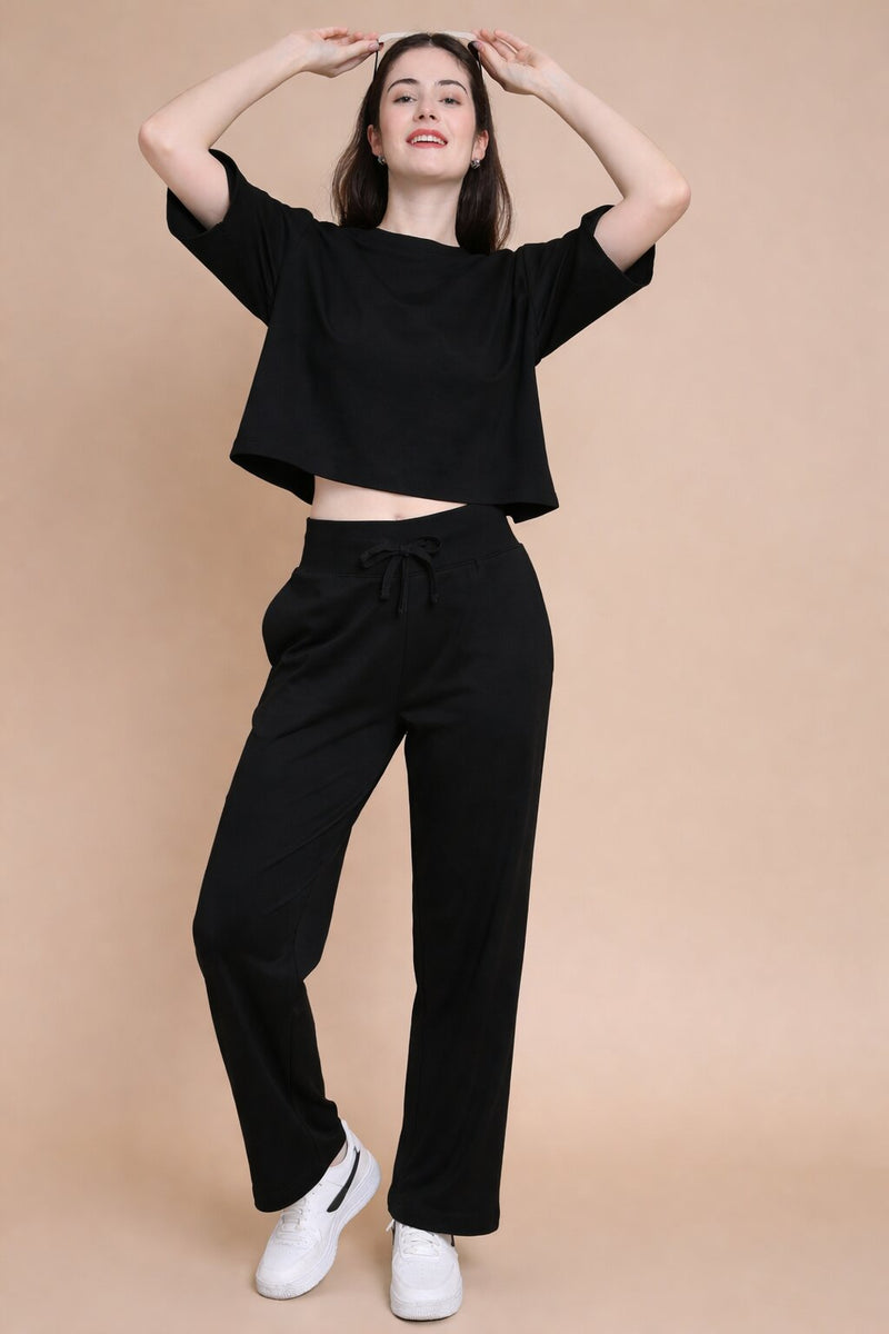 De Moza Women's Co-ords Black - De Moza