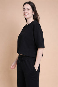 De Moza Women's Co-ords Black - De Moza