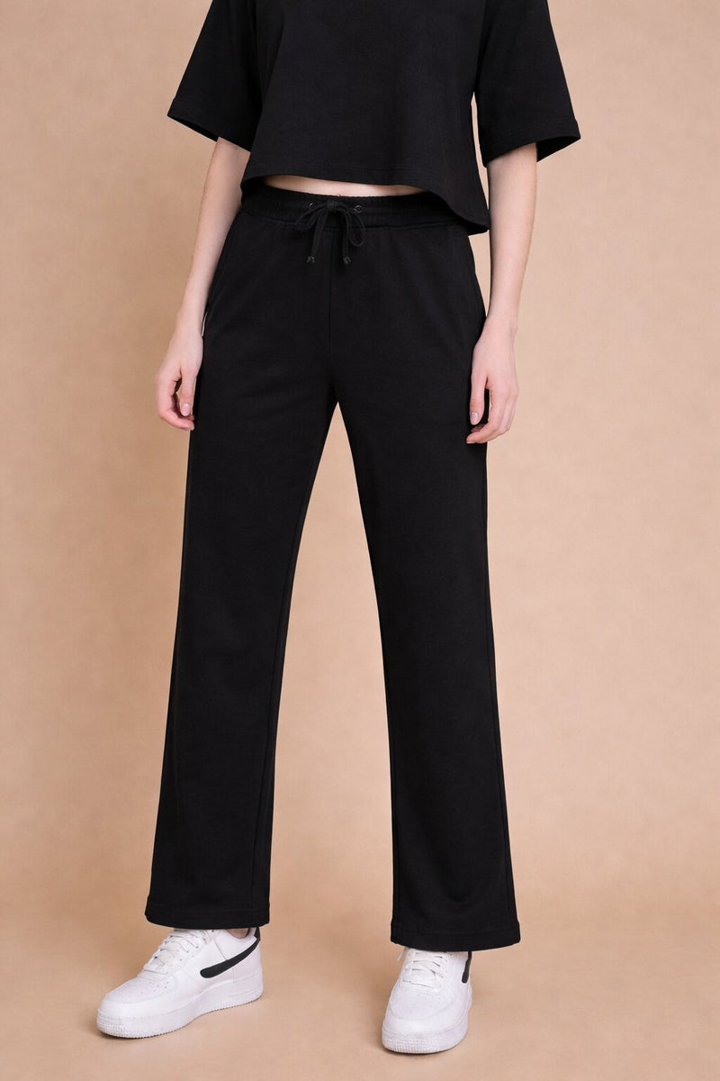 De Moza Women Casual Pants Black - De Moza