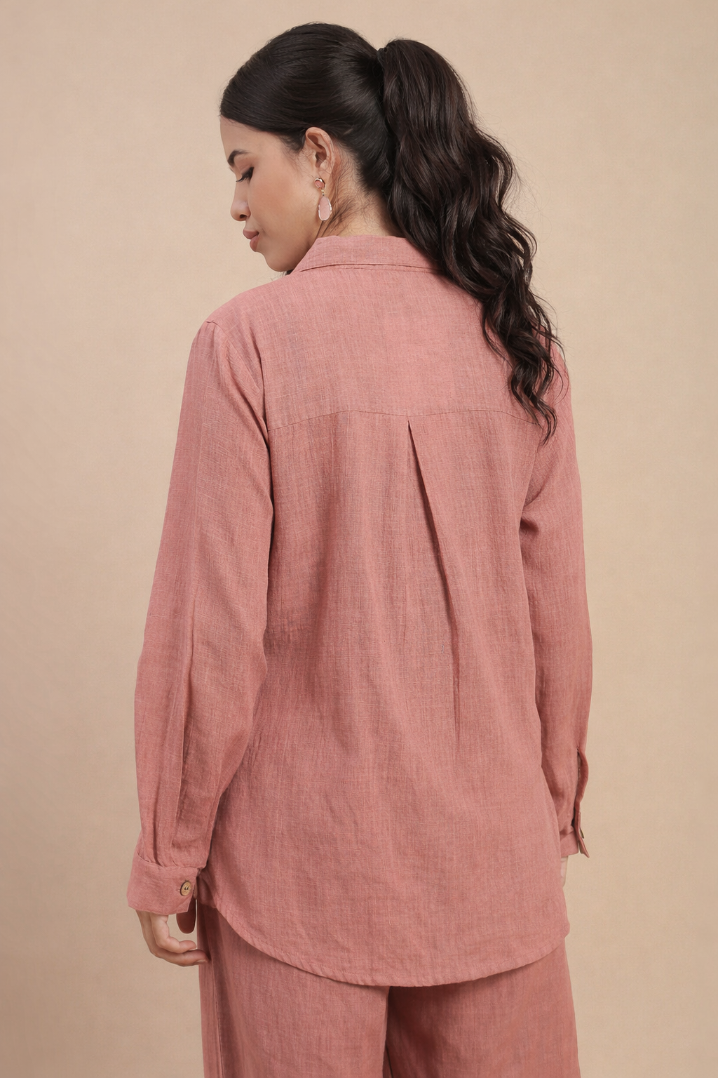De Moza Women Casual Tunic Top Peach - De Moza