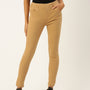 De Moza Women Jegging Dark Beige
