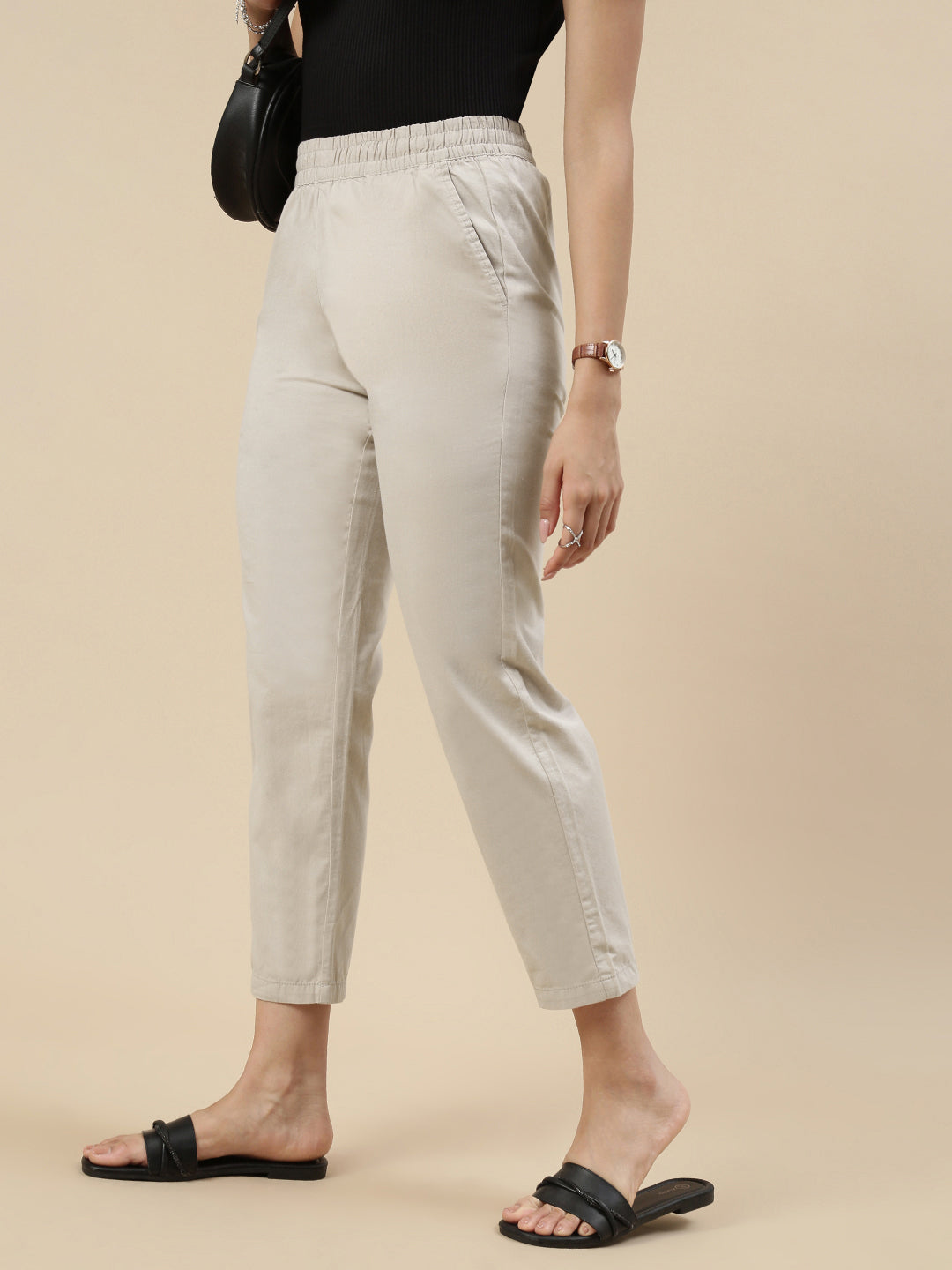 Casual Pant-Steel Grey - De Moza