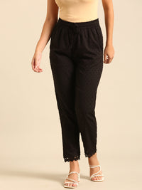Straight Pant-Black - De Moza
