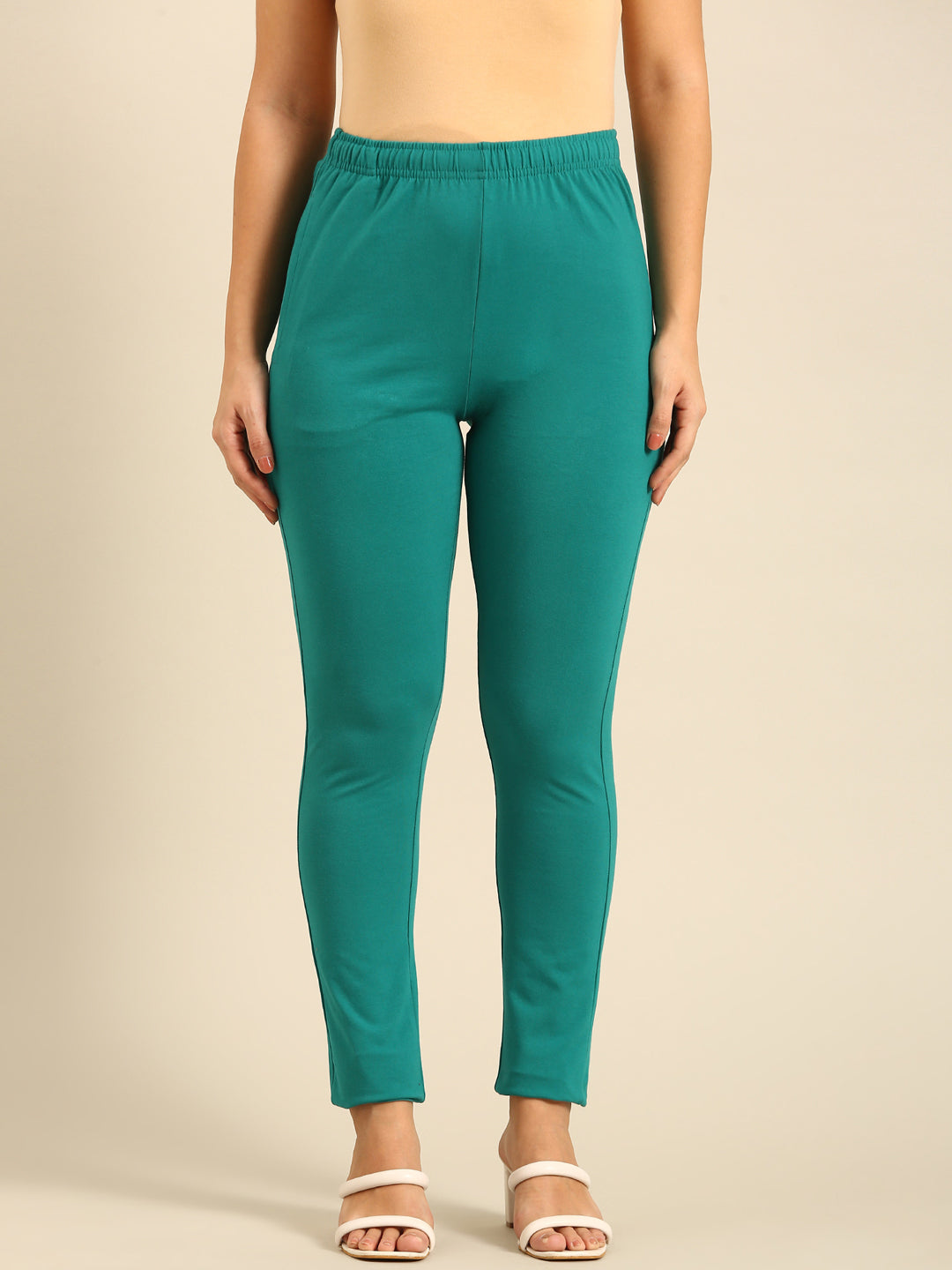 Women's Needle Pants Sea Green - De Moza