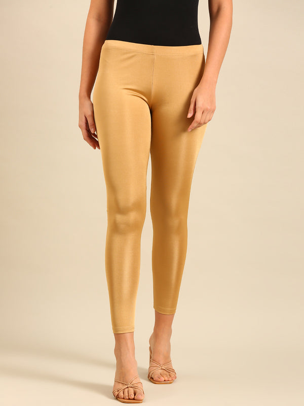 Shimmer Leggings-Gold - De Moza
