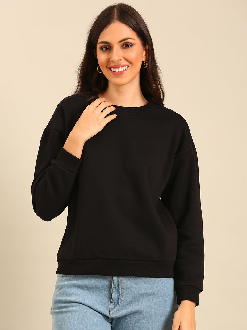 Sweatshirt-Black - De Moza