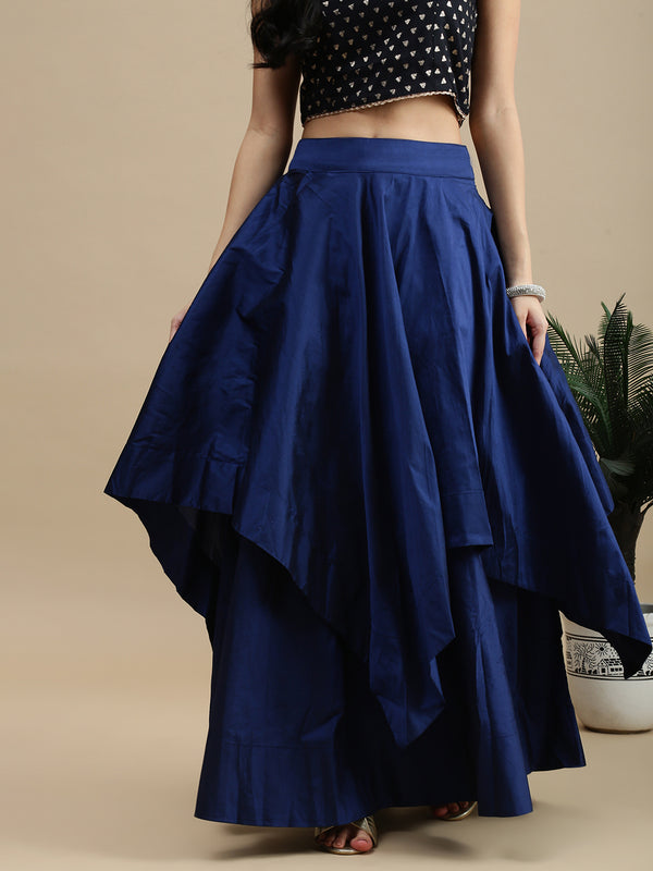 Women's Skirt Mid Night Blue - De Moza