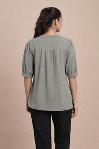 De Moza Women Casual Top Grey - De Moza