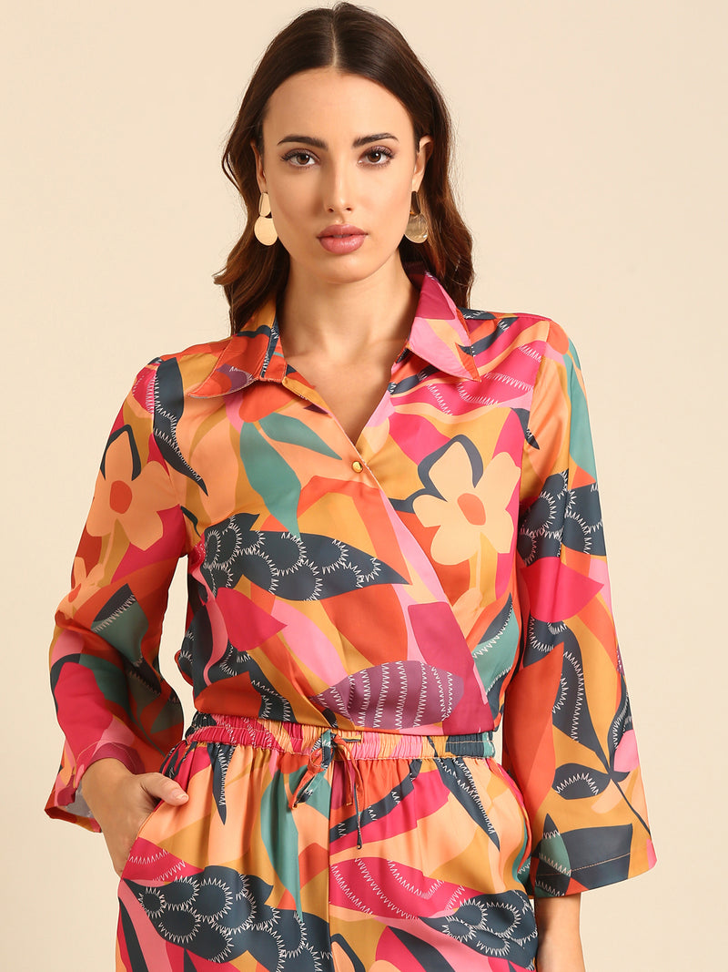 Top All Over Print-Multi - De Moza