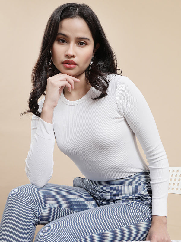 De Moza Women's Casual Top white - De Moza