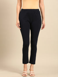 Women's Needle Pants Navy - De Moza