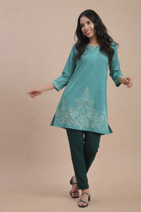 De Moza Women Cotton Strech Pants - De Moza