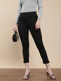 De Moza Women Casual Jegging Black