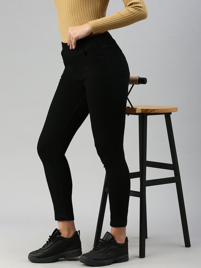 De Moza Women Jegging Black