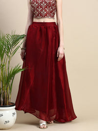 Skirt-Ruby Red - De Moza