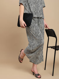 De Moza Women Casual Palazzo Black - De Moza