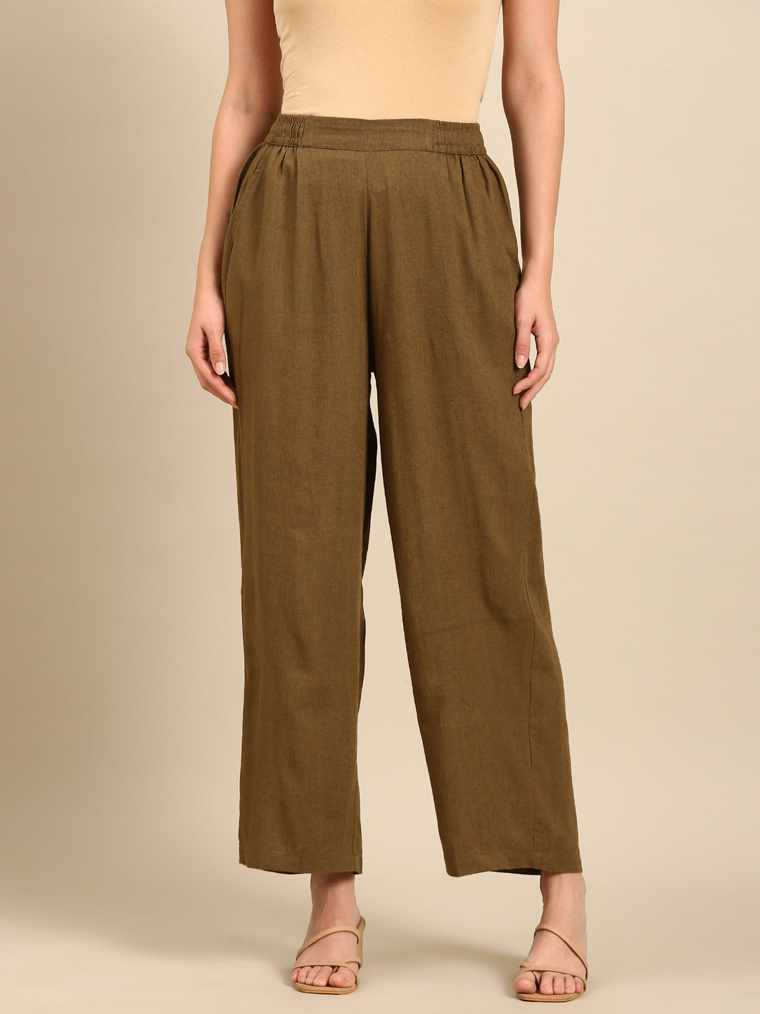 Palazzo-Olive Green - De Moza